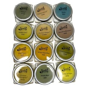 Scentsy Sample Wax Candle New/Old Stock Bundle Of 12